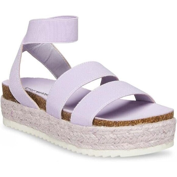 Steve Madden Light Purple Kids Platform Sandals - Picture 1 of 10